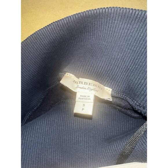 Burberry Woman Jersey Sweatshirt Dress In Navy Size Small - Picture 7 of 7